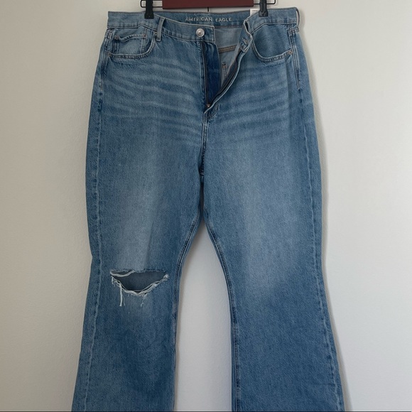 NWT American Eagle Highest Rise 90s Flare Jeans size 20 - Picture 5 of 6
